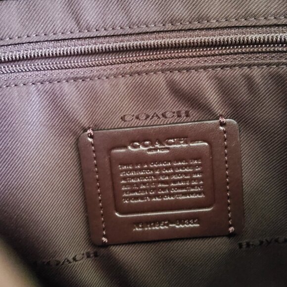 Like New Metallic Graphite Coach Cassie 80332 with Tags - Picture 8 of 10